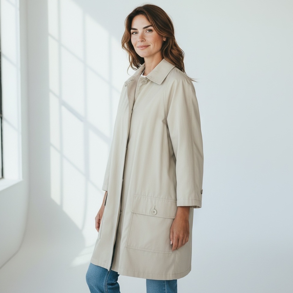 Vintage London Fog Limited Edition Beige Trench Coat